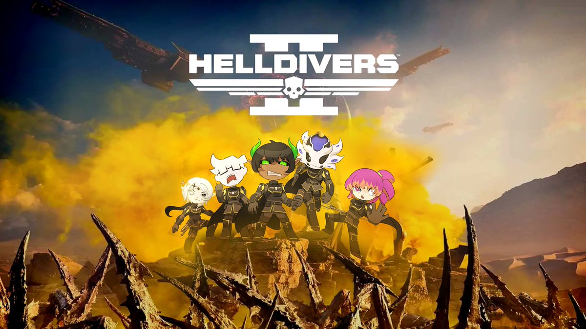 Demon_Maimon's tweet photo. 【 Helldivers 2 】 ตายเพื่อซูเปอร์เอิร์ธ!
คืนนี้ 3 ทุ่มมาดูกันได้น้า~
LIVE : https://t.co/iRY3VicItI
#Maimonlive #MaimonVtuber https://t.co/Rm4dAyJU3K