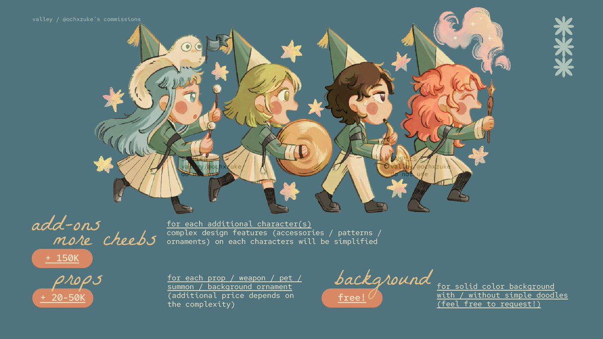 ochxzuke's tweet photo. [RTs and 🩵 are appreciated]
[🇮🇩 local only]

i’m open for chibi comms :D yang berminat boleh isi form dibawah yaa^^ more samples are on my media tab!

#artidn #zonauang https://t.co/xIQ3P06cyf