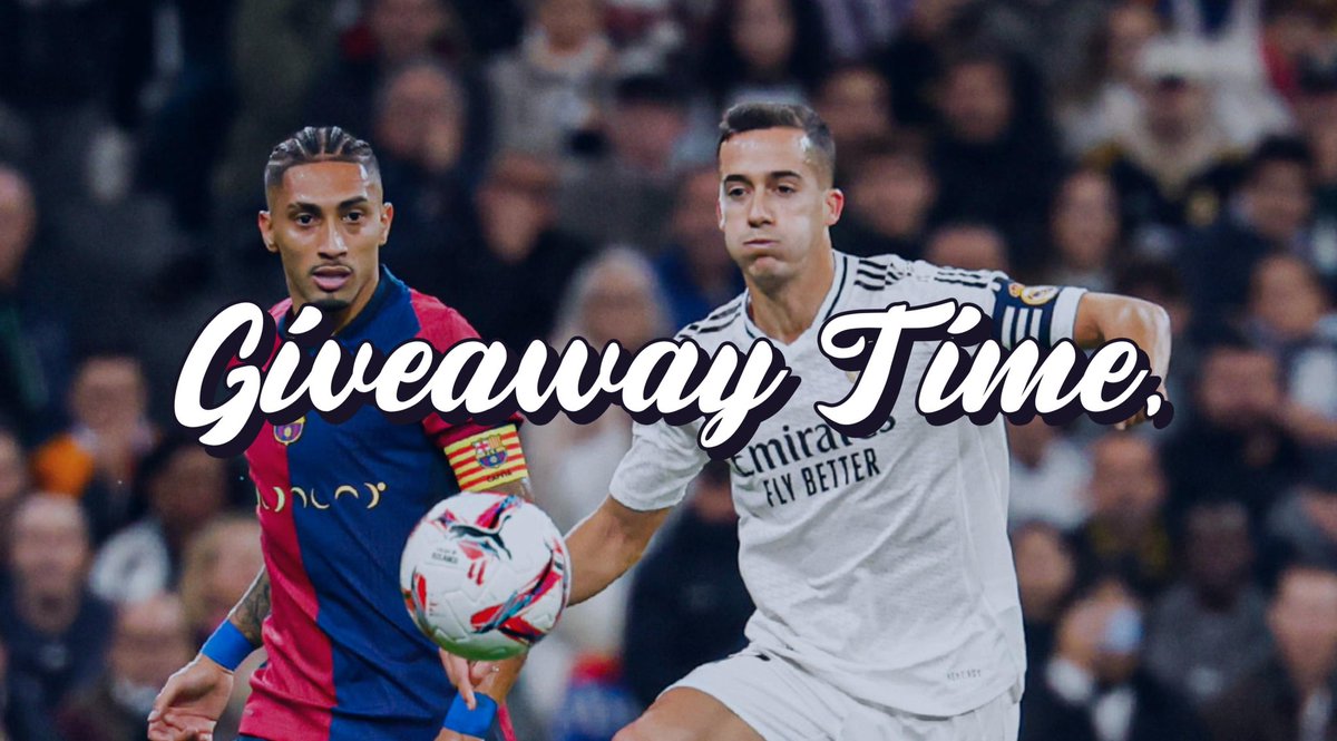 AreaMadridista_'s tweet image. 🚨 GIVEAWAY TIME! 

ada 1 Kaos Spesial untuk orang yang berhasil menebak skor akhir #ElClasico malam ini.

Syarat : 
• Follow @AreaMadridista_
• Like &amp;amp; Retweet Postingan ini.
• Tebak Skor Akhir Di Bawah
(Contoh: Real Madrid 2-0 Barcelona #AMGiveaway) 

#HalaMadrid #AMGiveaway