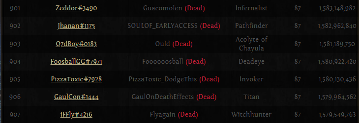 ggfoos's tweet photo. ah well wcyd maybe next season @pathofexile gg https://t.co/CRfRfcPWd6