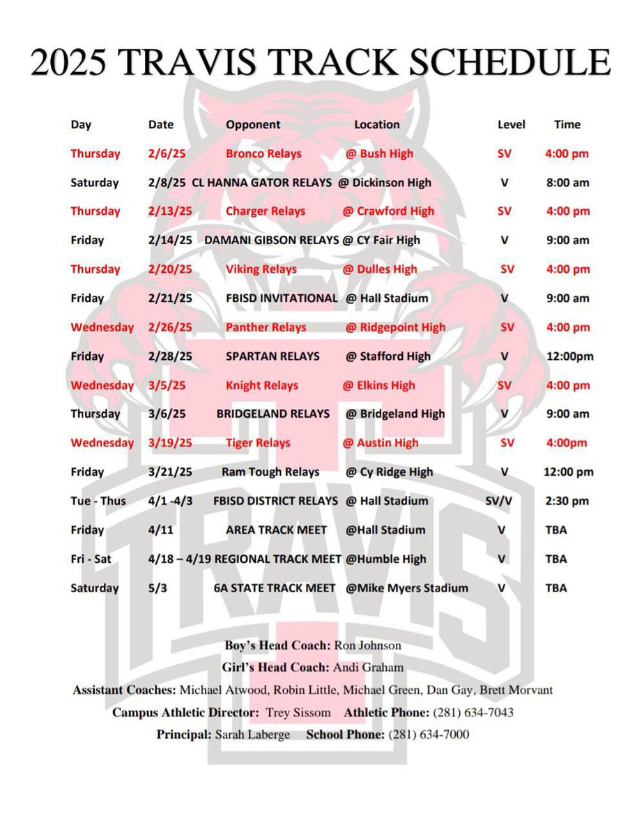 The new season is upon us! Take a look at our schedule. 🏃🏃‍♀️🏃‍♂️💨