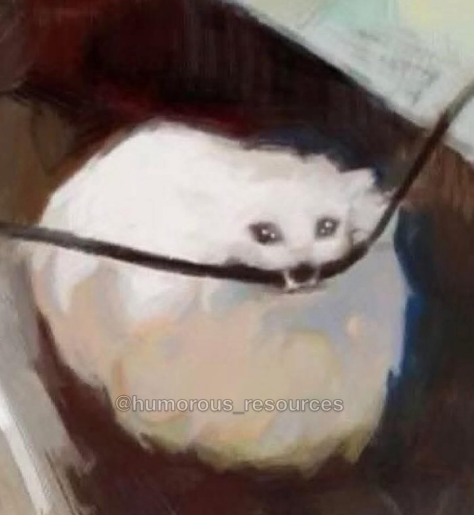 often i kin this cat.  the blurriness. the indistinguishable body. the visceral look in its eyes. of course, the cord in its mouth.  I see you and I hear you