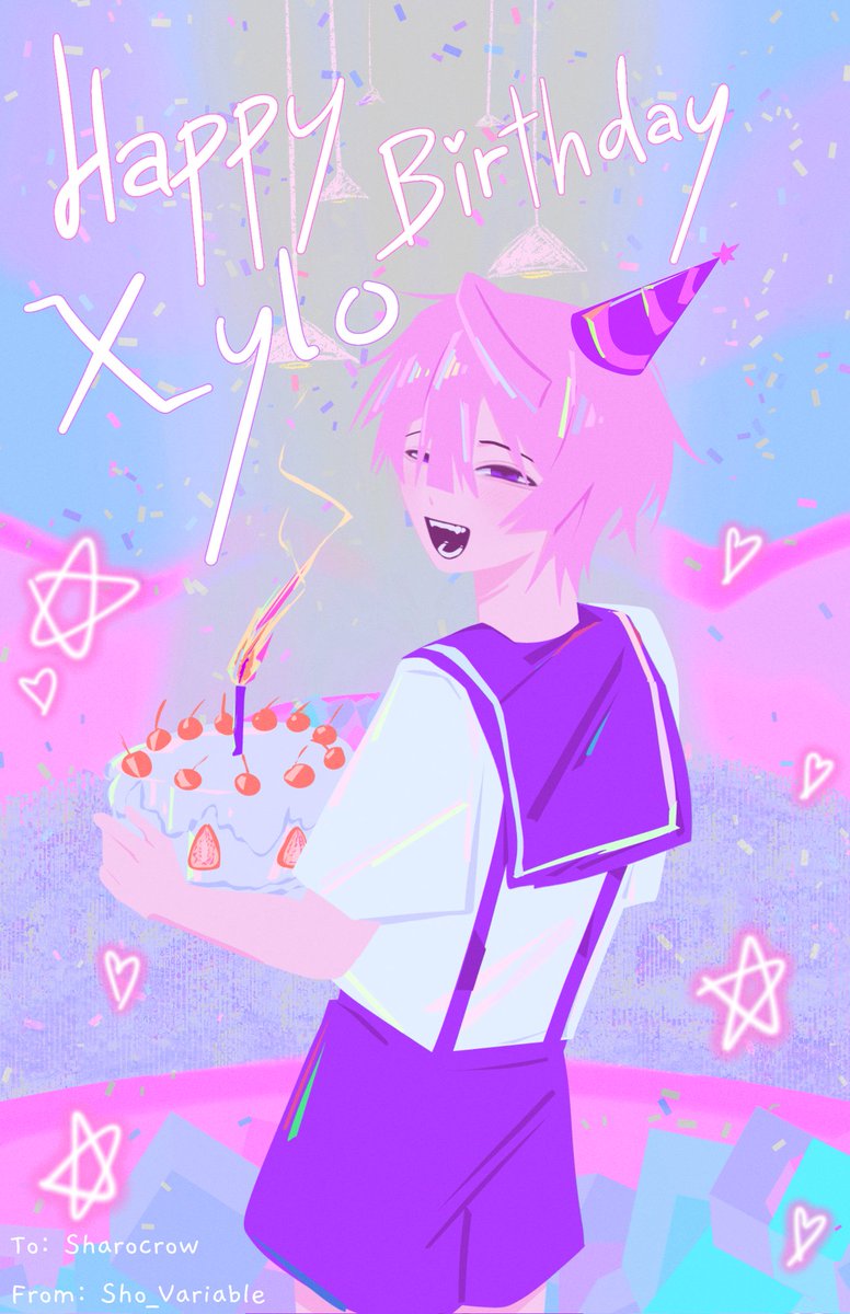 Sho_Variable's tweet photo. AAA *EXPLODES YOU*, 🎂🎉⭐🩷 https://t.co/jZy0TaQjsc