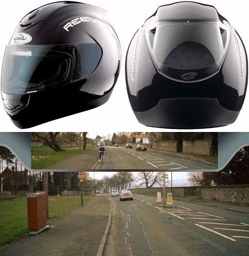 SHIVANI9563's tweet photo. Helmet with Rear View. What a great safety idea https://t.co/qTwSri6XbU