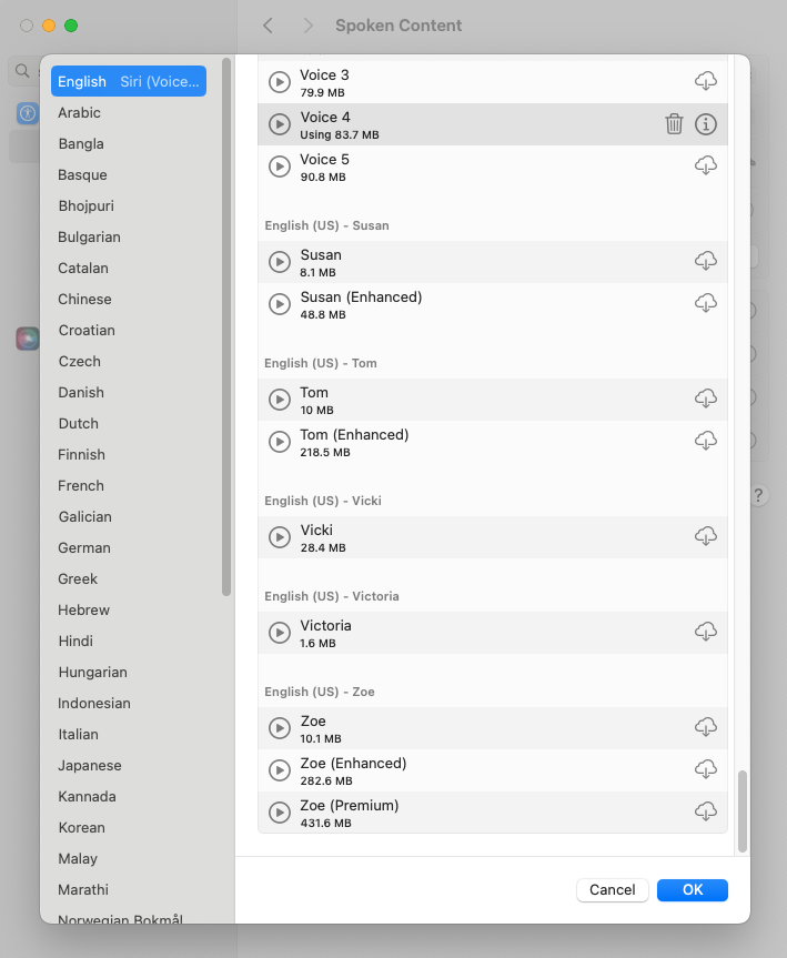rishabkapadia's tweet image. wow. listen to any text on mac. plenty of speakers available.