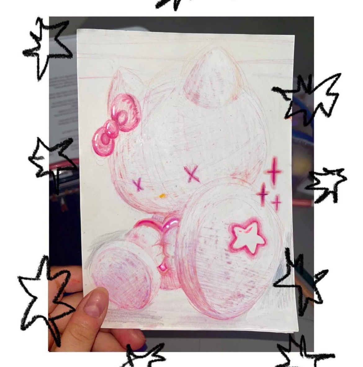 chu_sasara's tweet photo. HELLO kITTY CORE
#イラスト #色鉛筆 #キティちゃん #hellokitty #art #illustration #colorpencil #japancore https://t.co/UV1siEAqdy