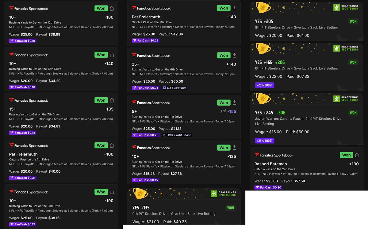 QueenVBets's tweet image. One thing is for certain… I am HER when it comes to betting NFL live!!! We ATE today. Let’s do it again tomorrow! #SportsBettingX