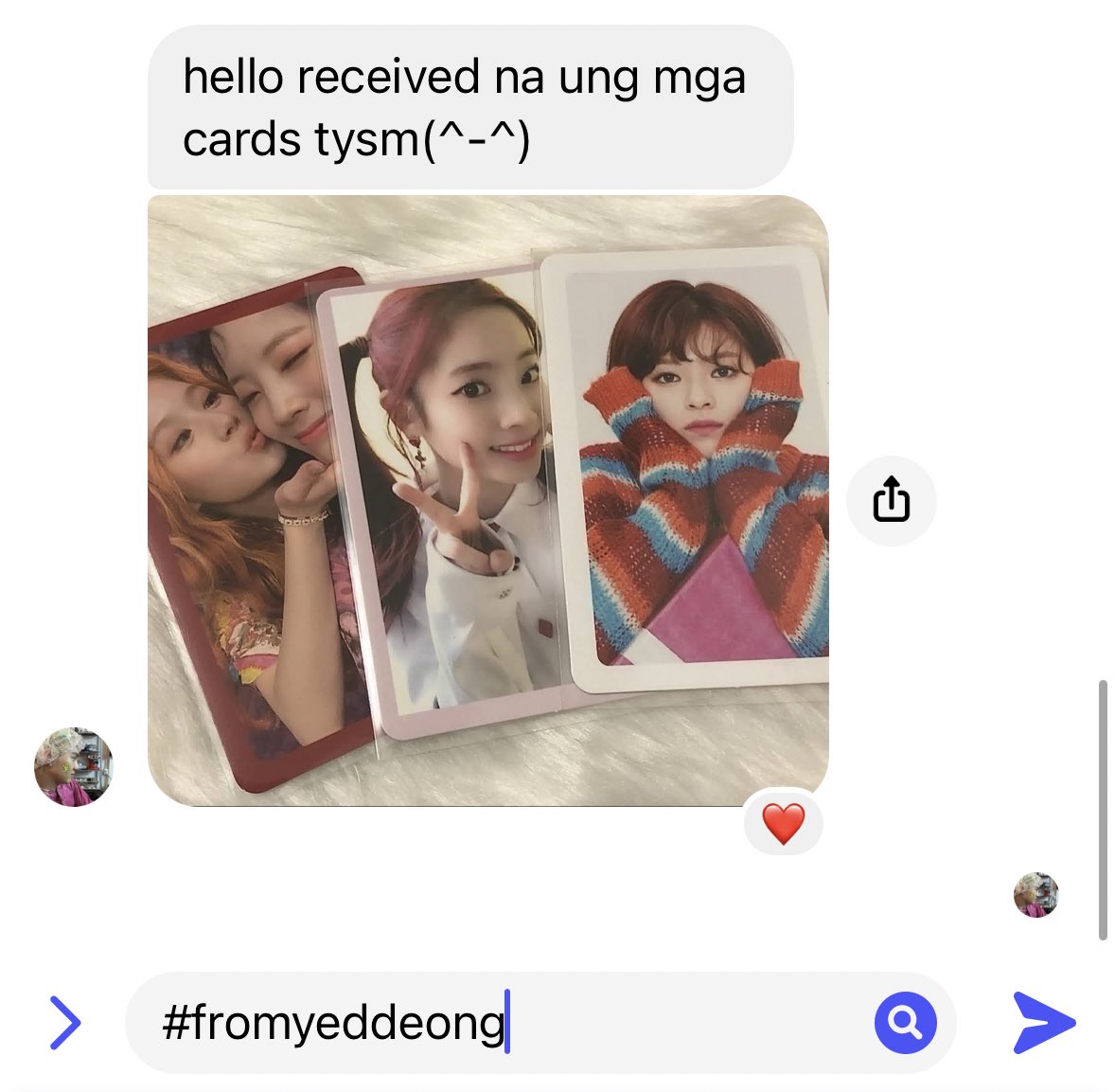 #fromyeddeong 💌