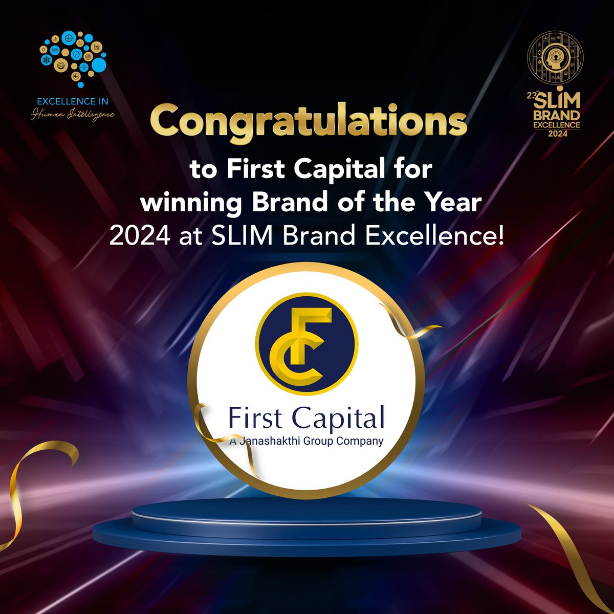 SLIM_BrandX's tweet image. Congratulations to First Capital for being named Brand of the Year at SLIM Brand Excellence 2024! Your dedication and pursuit of excellence continue to inspire us all. Wishing you many more milestones ahead!
.
.
.
#FirstCapital #BrandOfTheYear #SLIMBrandExcellence #Excellence