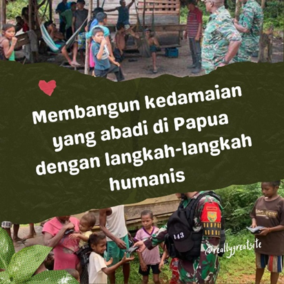 updatesivana's tweet photo. Bravo TNI, jaga keamanan dan kemajuan Papua https://t.co/aWRzqI3FtO