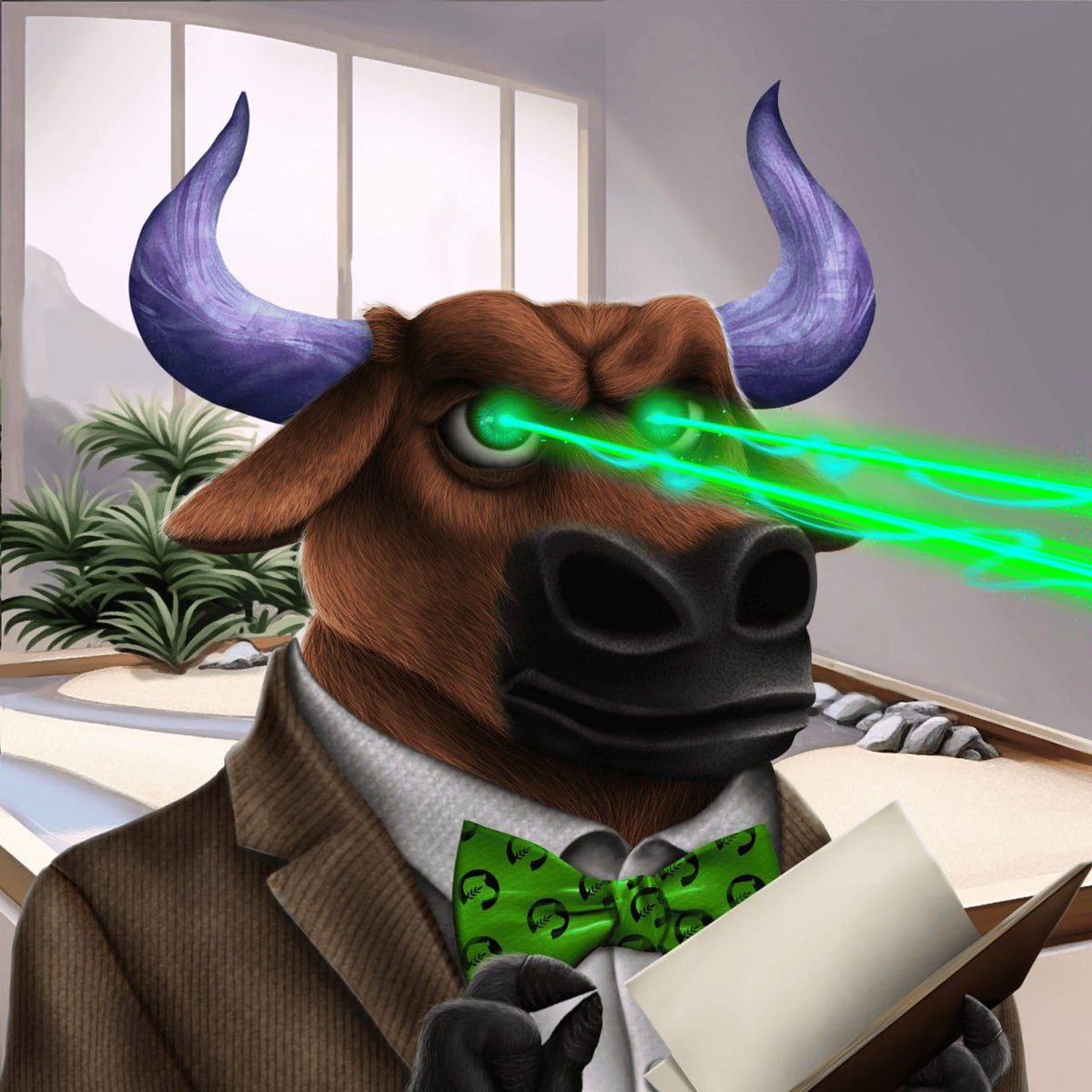 The Bull just got his laser eye to show you that we are so back 🐂