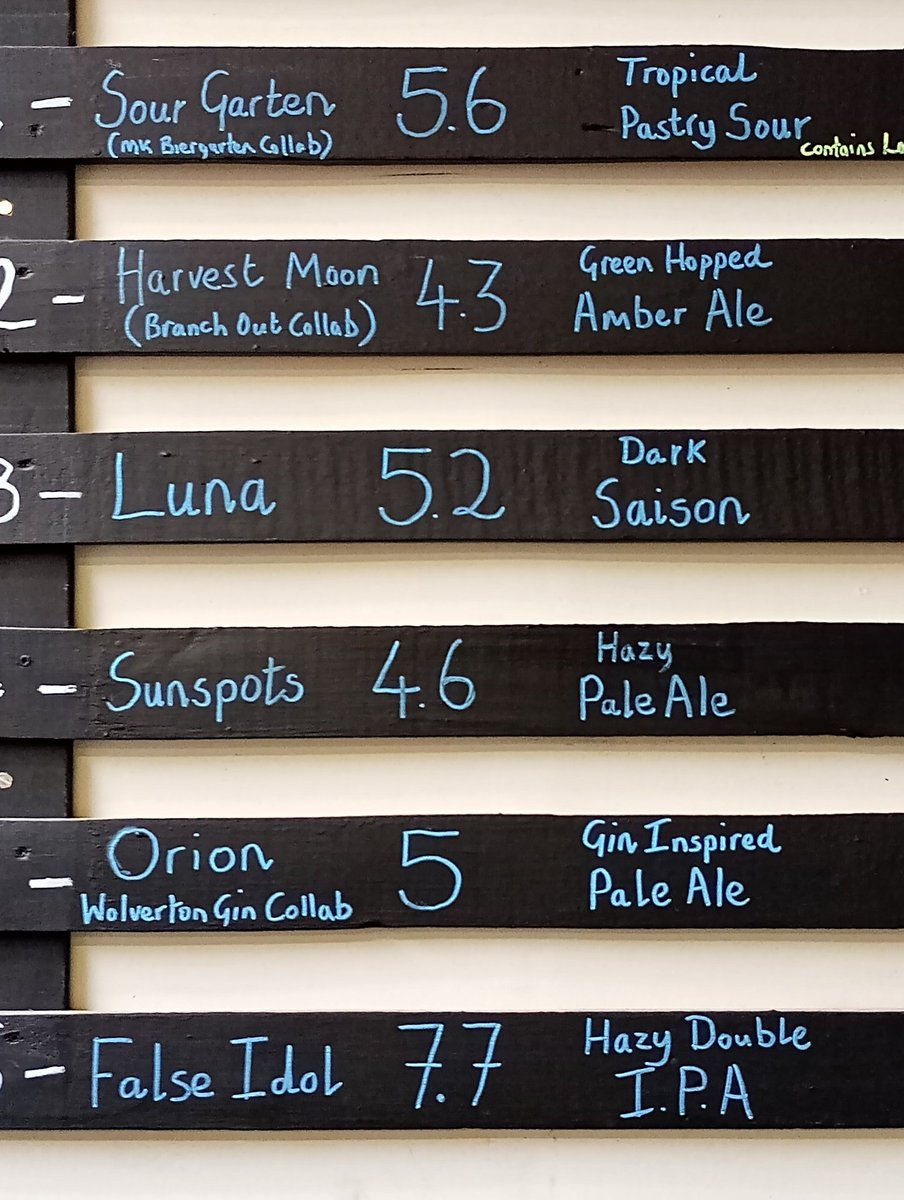 BlackenedSunBC's tweet photo. Open 1-5pm today, 8 beers on tap, plenty of bottles and cans to takeaway, cap off your weekend with a beer π» #beer #craftbeer #independentbusiness #miltonkeynes #independentbeer #independentmk https://t.co/TEmfwvADz3