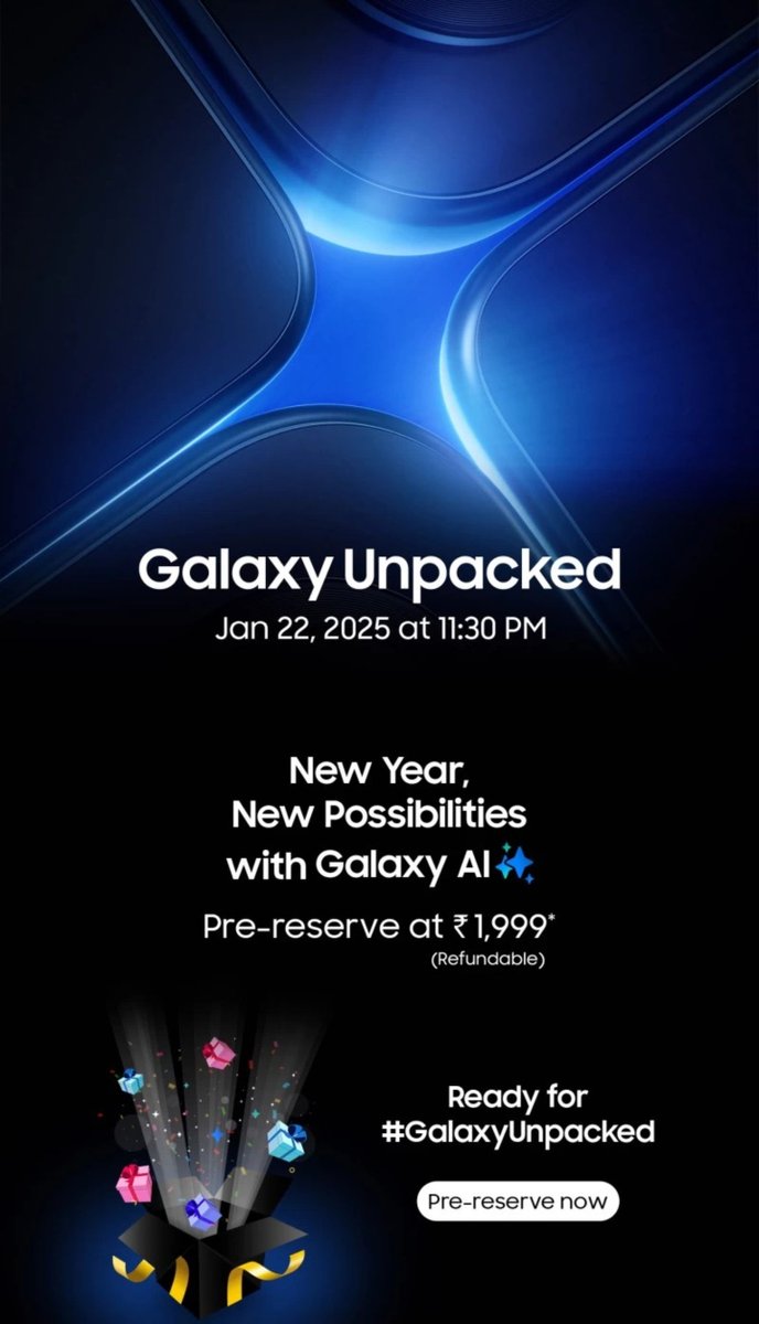 Q6. What would be the one thing for you to watch out for in #GalaxyUnpacked 2025?

A. Smoother OneUI experience
B. Powerful Snapdragon Processor
C. Stunning Display

#WinGalaxyS24 #IloveGalaxyAI #Samsung
