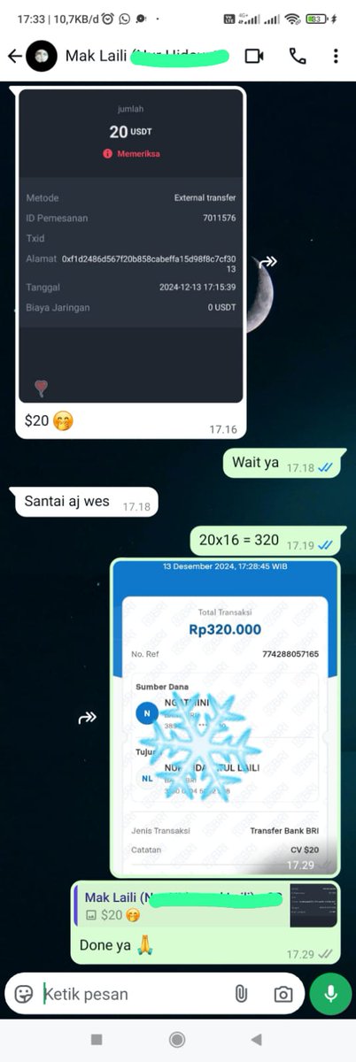 Stya_10's tweet photo. I don't join giveaway with this account again.
I use my recent address to help my friends to convert some crypto to IDR.

👇 https://t.co/wnxE0KBAaU