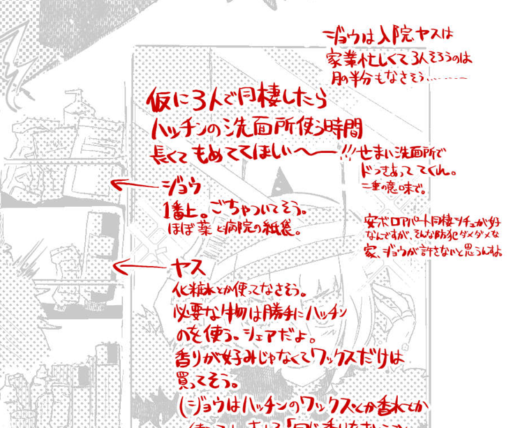 しおのちゃんの、🍱🐝・🔥🐝の🐝総受けシェアハチサンド本(全年齢の方)に寄稿した原稿と妄想の産物です!!!こういう妄想するのが好きです、楽しすぎた……
ポイピクに全体図上げてきました。公開許可ありがとうね!
https://t.co/E9XUecfPQ7