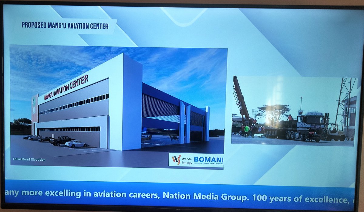 SirStephenLutta's tweet photo. No prouder moment than to see the designwork, done for my Alma Mater, showcased on NTV .... The Mang'u Aviation Center. Proud alumnus as well. #ManguAt100 https://t.co/G1voDYqw0p

 #WingsOfInnovation #BuildwithBomani @cenas_j @xysist @eng_xuser @Arch_KE @AAKCoop_Sacco @aak_arch https://t.co/fUwlY1XjDj