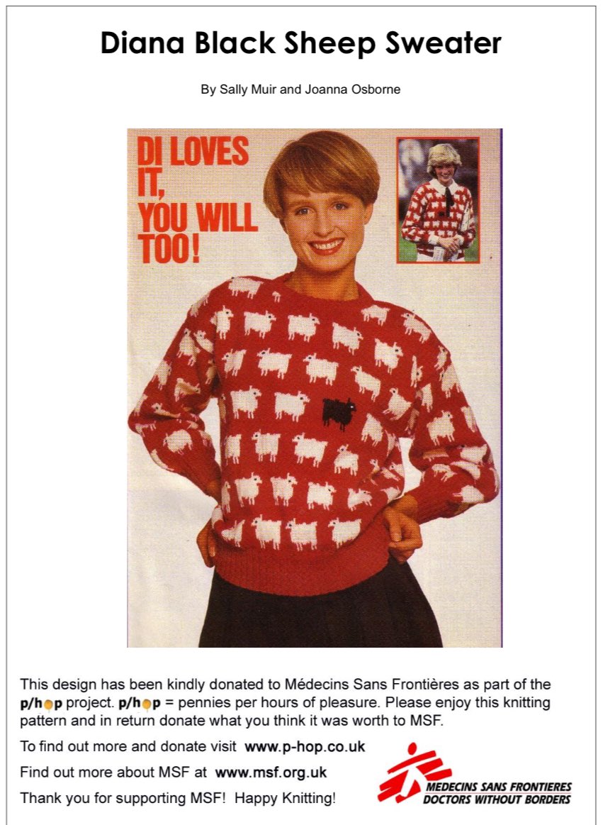 Chrissy Grace (@chrisha_jay) on Twitter photo I do not post much on X anymore for the obvious reasons but if I must then it will be of sheep 🐑
First row complete of the Princess Diana #blacksheepsweater hand knitting the original pattern with donations to <a href="/MSF/">MSF International</a>
🧶🧶🧶
(Find me over on 🦋) I do not post much on X anymore for the obvious reasons but if I must then it will be of sheep 🐑
First row complete of the Princess Diana #blacksheepsweater hand knitting the original pattern with donations to <a href="/MSF/">MSF International</a>
🧶🧶🧶
(Find me over on 🦋)
