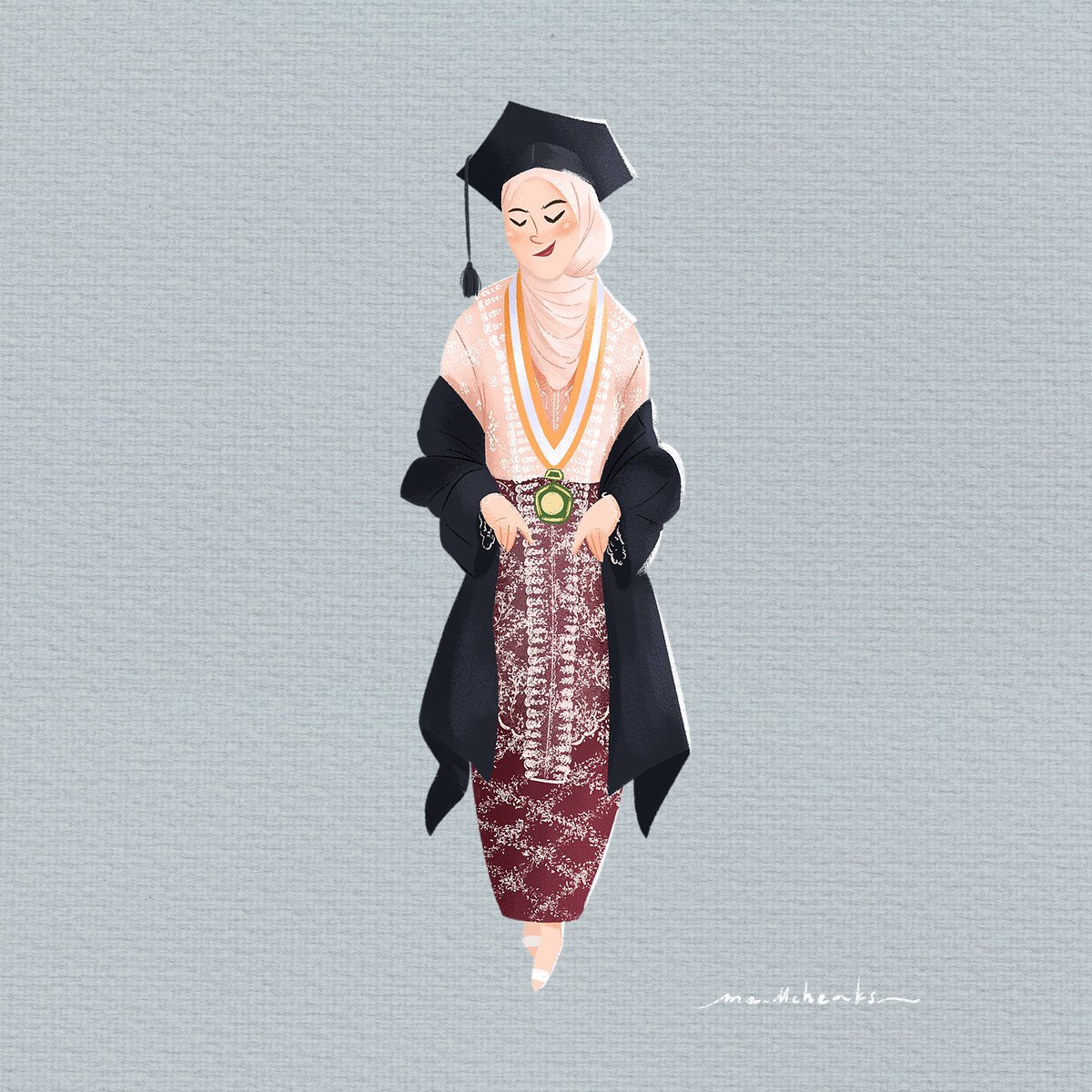 milladnr_'s tweet photo. 🎓🥳

Cr: Commission work
#Commission #opencommissions #graduation #Procreate https://t.co/zqwNZLIidP