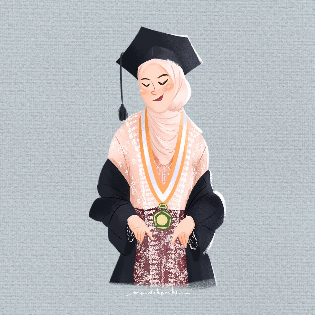 milladnr_'s tweet photo. 🎓🥳

Cr: Commission work
#Commission #opencommissions #graduation #Procreate https://t.co/zqwNZLIidP