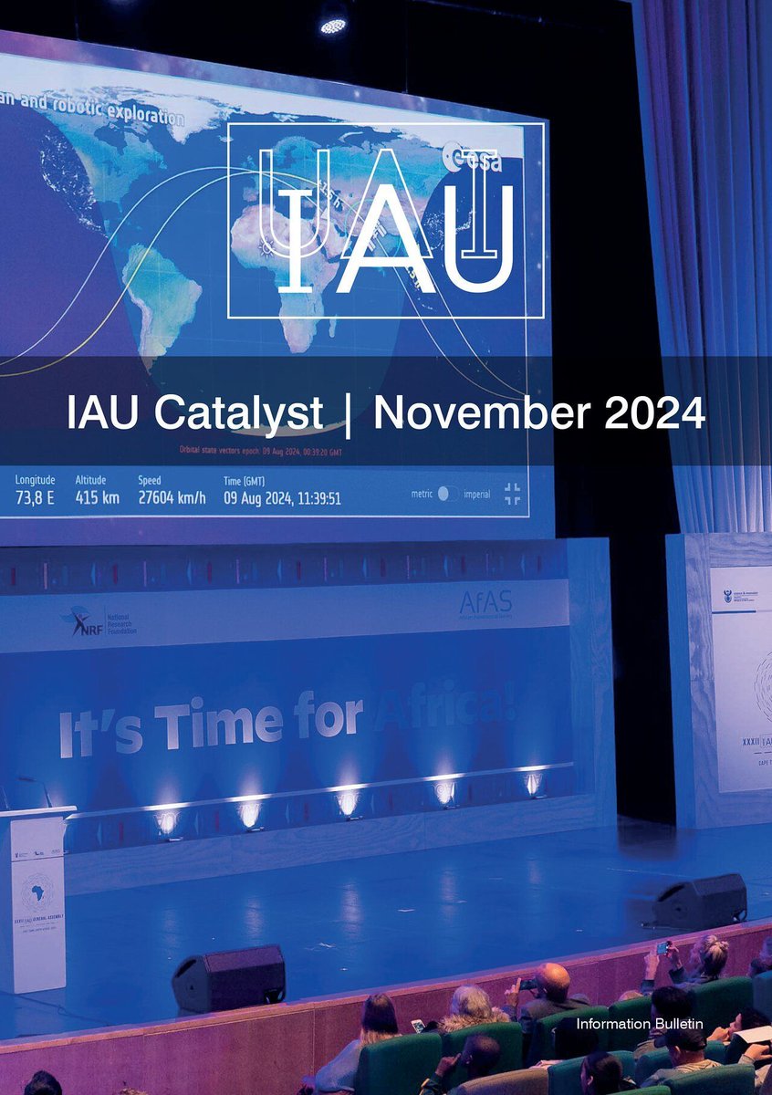 IAU_org's tweet photo. The Eleventh Issue of the IAU Catalyst is Available Online 
https://t.co/BxQlHIbV3R https://t.co/FsUuVQ23Se