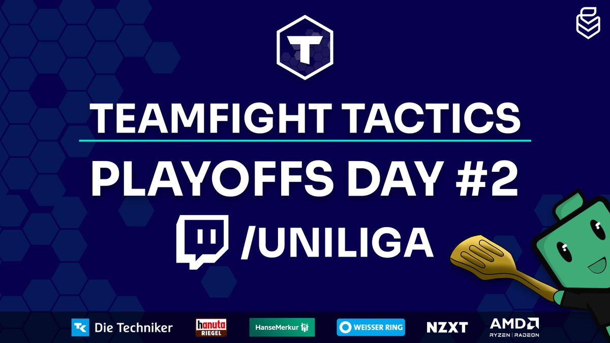 🚨PLAYOFFS🚨

TEAMFIGHT TACTICS Playoffs Day #2

📺️twitch.tv/uniliga

🎬️<a href="/Cinzzya/">Cinzya</a>
🎙️<a href="/Lady_de_Rose/">Kathy x3</a>, <a href="/ovgutso/">OVGU TSO</a> &amp; <a href="/lollindbergh/">Lindbergh</a>