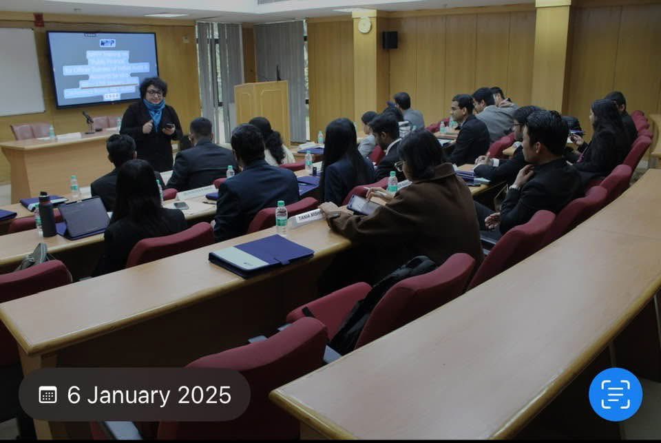 lekhachakrborty's tweet photo. [NIPFP Public Finance IAAS Training 2025] We have begun! Delighted to direct #NIPFP's Public Finance &amp; Policy  Training this year, collaborating with @nipfp_org_in my colleagues, policymakers &amp; brilliant #IAAS Officer trainees. @FinMinIndia https://t.co/90JhHssZba
