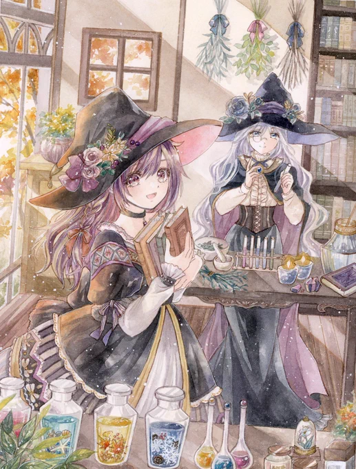 #ファンタジー絵師が集まるタグ素敵なタグ参加させていただきます〜!魔女や天使が好きです 
