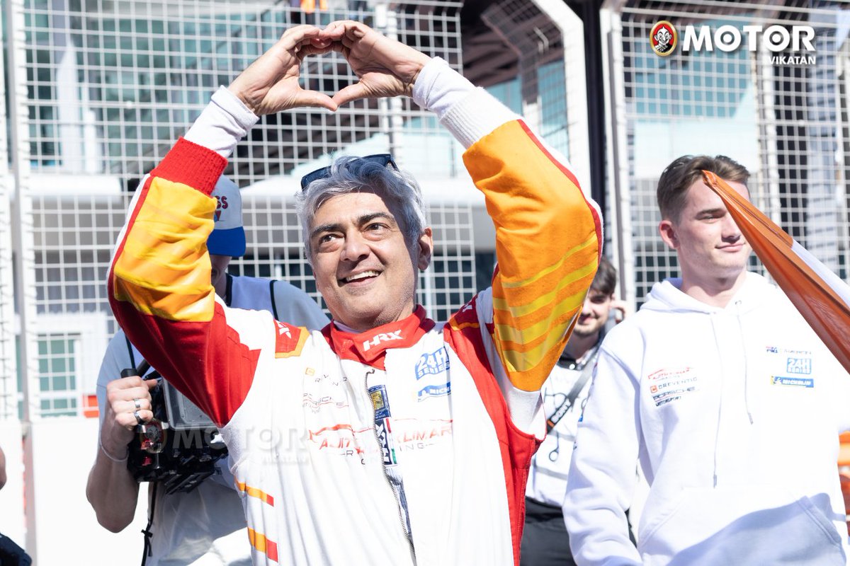 vikatan's tweet photo. From silver screen to race track - Ajith proves passion knows no bounds ⚡️

More exclusive pics loading ⌛️ Stay Tuned 💥

#VikatanExclusive | #AjithKumar | #AjithKumarRacing | #24HDubai2025 | #Dubai | https://t.co/9pBrmtXAD7