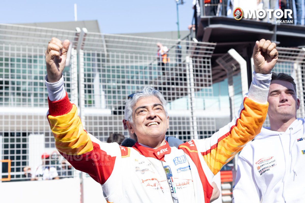 vikatan's tweet photo. From silver screen to race track - Ajith proves passion knows no bounds ⚡️

More exclusive pics loading ⌛️ Stay Tuned 💥

#VikatanExclusive | #AjithKumar | #AjithKumarRacing | #24HDubai2025 | #Dubai | https://t.co/9pBrmtXAD7
