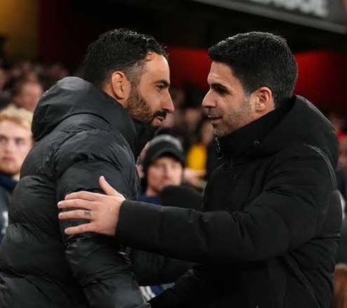 UtdFaithfuls's tweet photo. 🚨 - The Athletic Writer, De Roch on whether this is a bigger game for Amorim or Arteta:

"This is a BIGGER game for Arteta. Amorim is two months into the job.. his reign will not be dependent on their cup progress this year.

"As for Arteta, this could potentially be Arsenal’s FIFTH season without a major trophy."

SPOT ON! Five seasons without a trophy? Can never be my club, no matter how bad we are.

Arteta needs trophies to show for his work, but Arsenal is a small club, so it's fine as long as he's finishing 2nd/3rd in the league. 😭😭 #ad