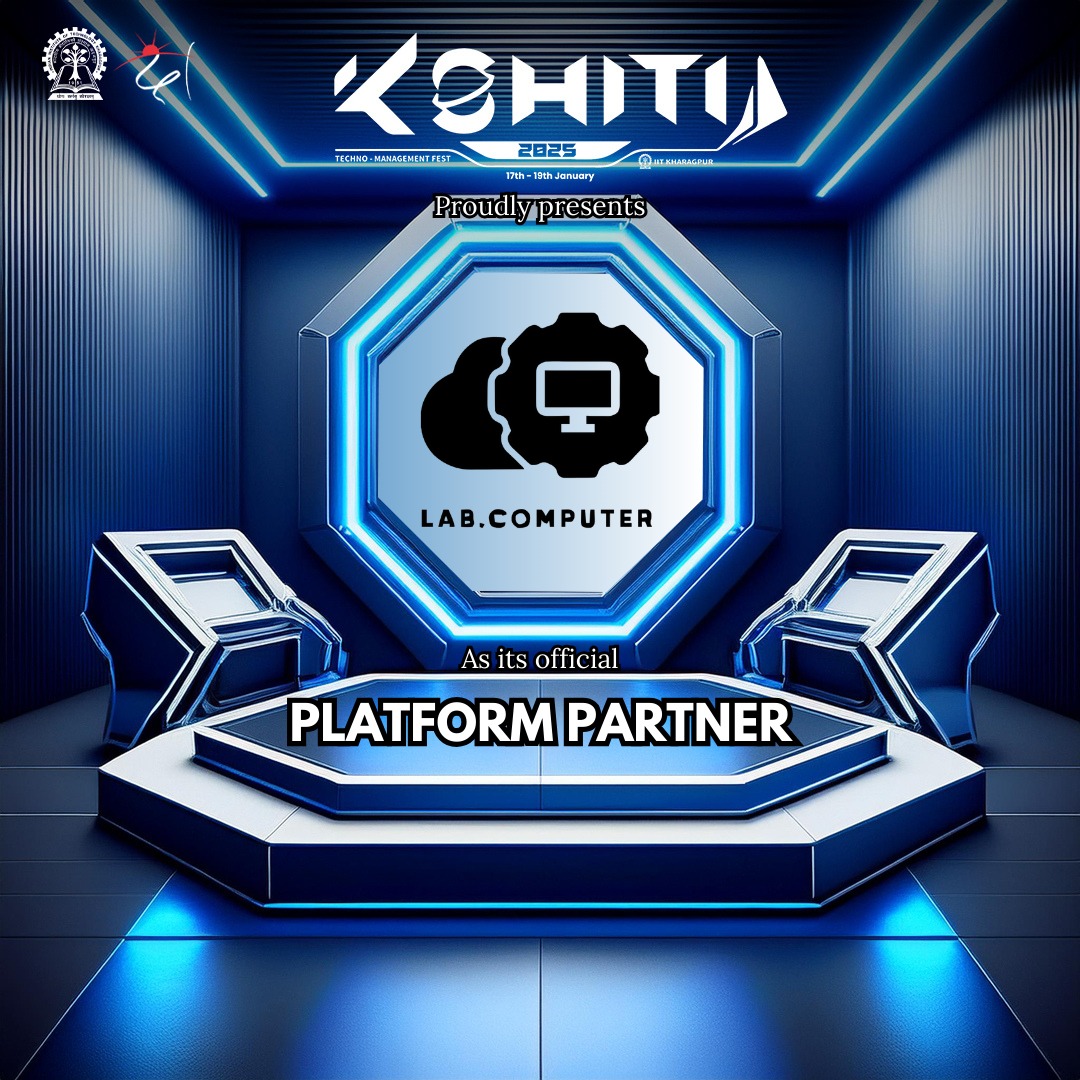 ktj_iitkgp's tweet image. Kshitij 2025 proudly welcomes Lab.computer as the Official Platform Partner! Experience seamless event management and innovative tools to amplify your fest experience.
#kshitij2025 #platformpartner