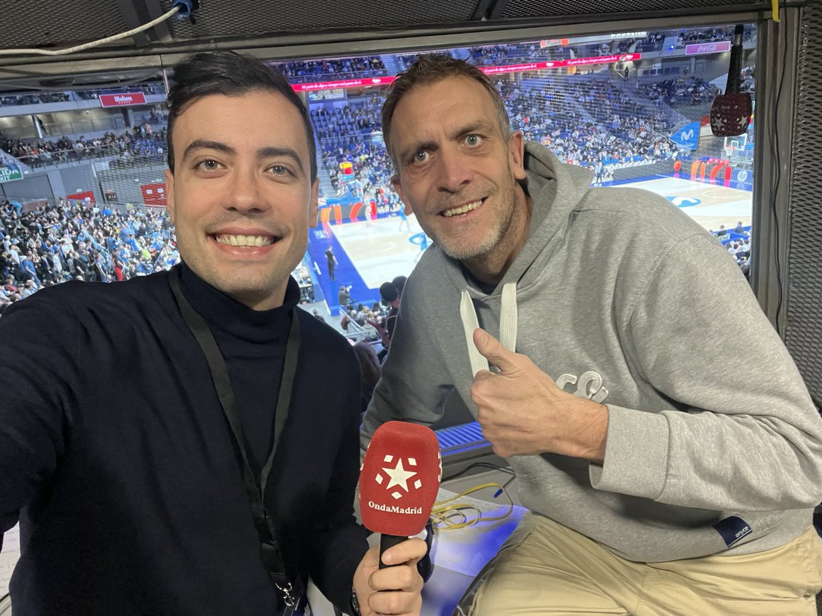 Adrián Méndez (@adrianmenddez) on Twitter photo Pasándolo bien en el <a href="/movistar_es/">Movistar España</a> Arena con el frenético <a href="/MovistarEstu/">Movistar Estudiantes</a> - <a href="/SanPabloBurgos/">Silbö San Pablo Burgos 🫂</a> 🔥
Con el gran <a href="/inaki_demiguel/">Iñaki de Miguel</a>, nada puede salir mal 🎸
Lo estamos contando en el <a href="/madridaltanto/">Madrid al Tanto</a> de <a href="/ondamadrid/">Onda Madrid</a> 📻
#PrimeraFEB Pasándolo bien en el <a href="/movistar_es/">Movistar España</a> Arena con el frenético <a href="/MovistarEstu/">Movistar Estudiantes</a> - <a href="/SanPabloBurgos/">Silbö San Pablo Burgos 🫂</a> 🔥
Con el gran <a href="/inaki_demiguel/">Iñaki de Miguel</a>, nada puede salir mal 🎸
Lo estamos contando en el <a href="/madridaltanto/">Madrid al Tanto</a> de <a href="/ondamadrid/">Onda Madrid</a> 📻
#PrimeraFEB