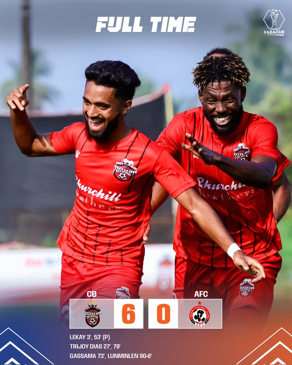 INDWomensLeague's tweet photo. A massive win for @ChurchillB_Goa ๐ฅ
#CBAFC โ๏ธ #ILeague ๐ #IndianFootball โฝ https://t.co/FDJqPXzr1J