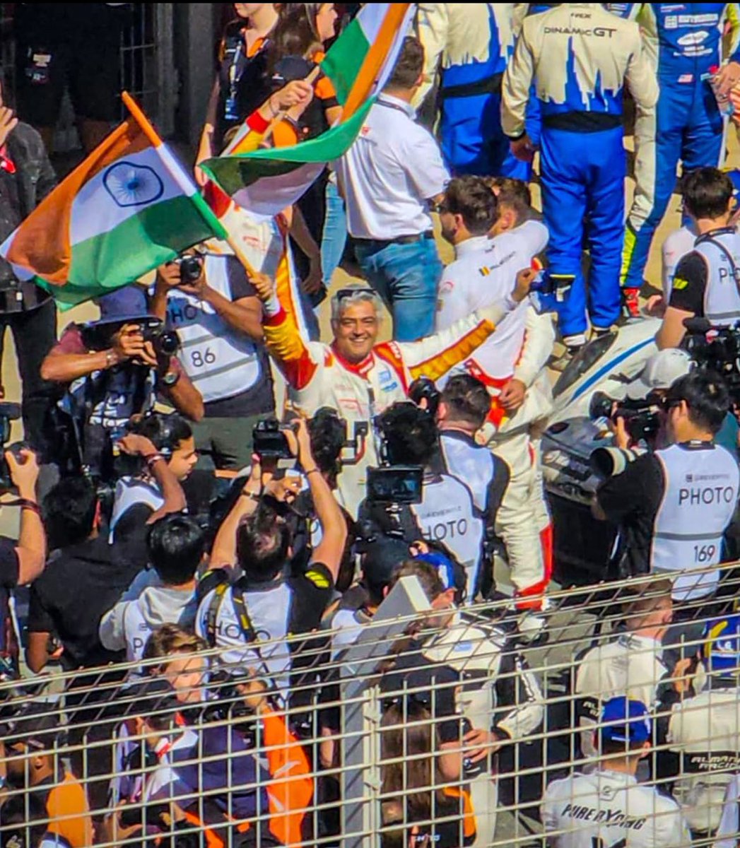 mpjohnson_ch's tweet photo. Congratulation AK sir ❤️✨ 

 We are proud of you ✨

#AjithKumarRacing #AjithKumar https://t.co/JNtwIccMRm