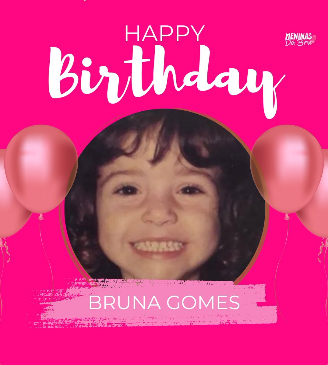 meninasdabru's tweet photo. Que este dia seja repleto de coisas boas e que todo o amor de sua família e de seus fãs te envolva nesta data tão significativa. Continue sendo essa mulher determinada, que irradia uma luz única. Que Deus te abençoe sempre. Desejamos a você um feliz aniversário! 🎂🎈#29daBru https://t.co/jCWm6I8bwj