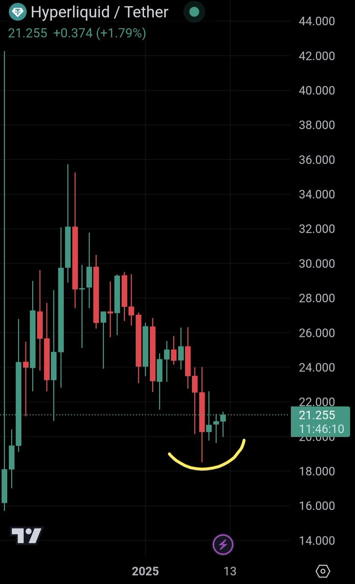 Manifesting good vibes, positive thoughts and this being the $HYPE bottom