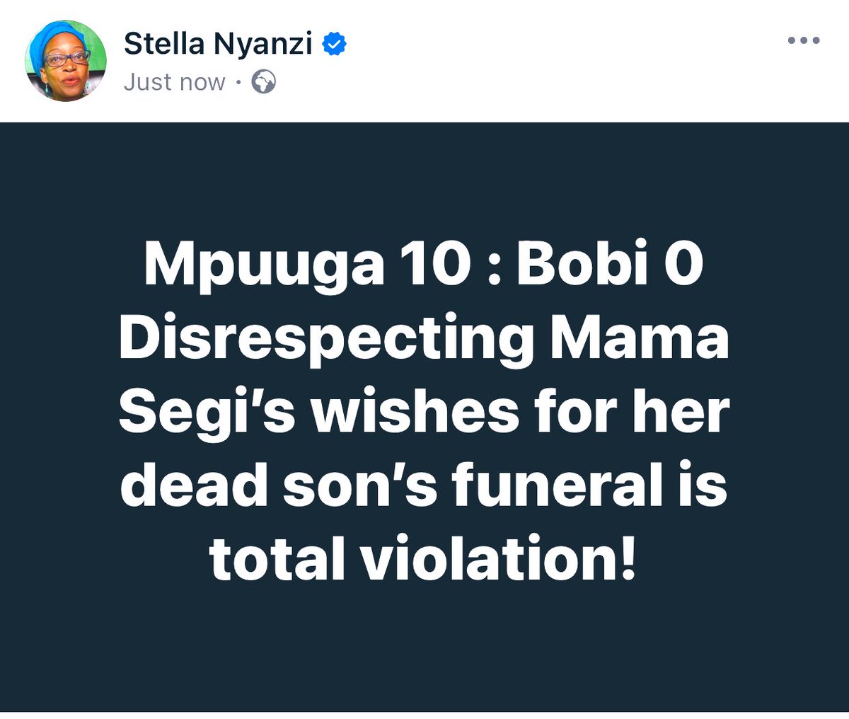 Stella Nyanzi tweet media