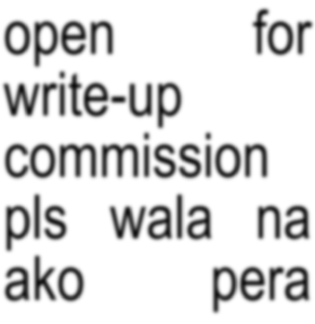 status: open for comms🟢

જ⁀➴ accepting write-ups

🍭 rush
🍭 non-rush 
🍭 ai and plag reports included

kailangan mo ba ng tulong sa acads mo? essays ba yan at wala ka nang time gumawa? hit me up dahil pareho tayong nangangailangan!