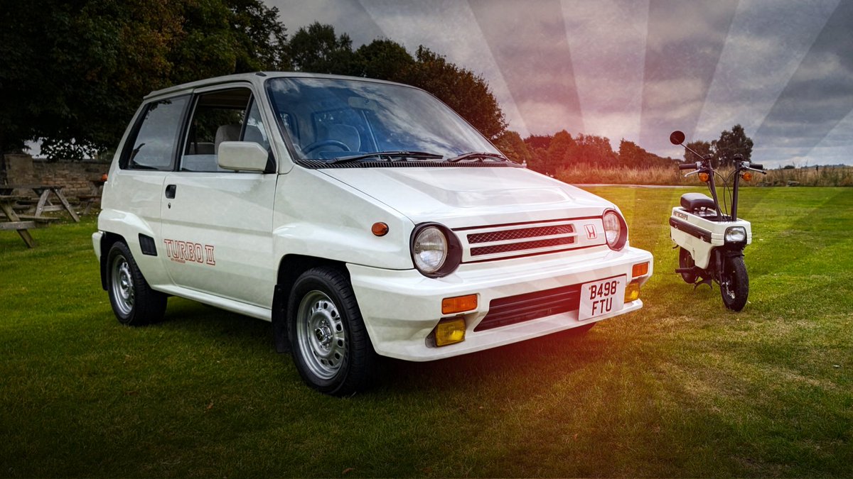 MarkOnMotoring's tweet photo. The latest video has gone all 80's JMD with a Honda City Turbo 2 and Motocompo trunk bike.
https://t.co/TPIhmPRk4f

#jdm #jdmcars #jdmculture #jdmnation #honda #hondamotorcycles #hondacity #HondaCityTurbo #motocompo #yourunderarrest #carstories #markonmotoring #markonmotocompo https://t.co/PfLSuBhIG0