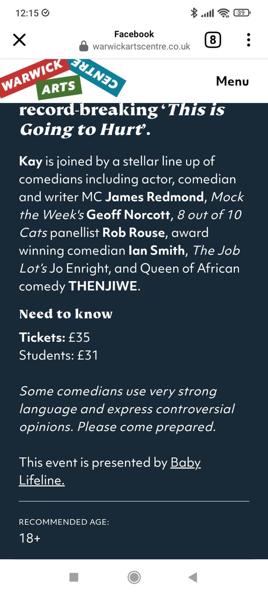 "Mock the Week's <a href="/GeoffNorcott/">Geoff Norcott</a>"?
That one cap is doing a lot of heavy lifting