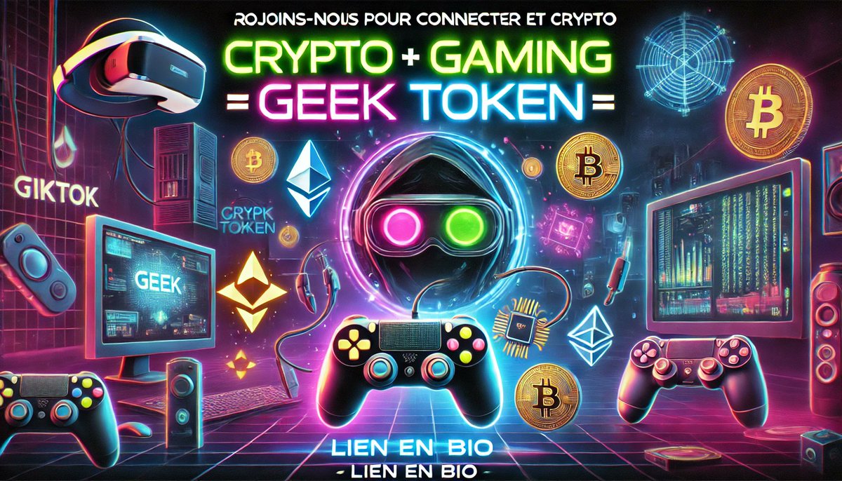 GEEKToken_'s tweet photo. 🚀 What is GEEK Token?
🎮 The crypto connecting gaming and blockchain.
💎 With GEEK Token, you can:

Buy gift cards for PSN, Xbox, and Steam. 🎁

Discover unique geek projects like collectibles and NFTs.
👉 Join us and become part of the gaming + crypto revolution!
🔗 https://t.co/UGATTaxzOu
#CryptoGaming #GEEKToken #PlayToEarn #NFTGaming #Web3Gaming #BlockchainGaming #BNBChain #MetaverseGaming #GamingCommunity #CryptoRewards #GeekPay #CryptoGiftCards