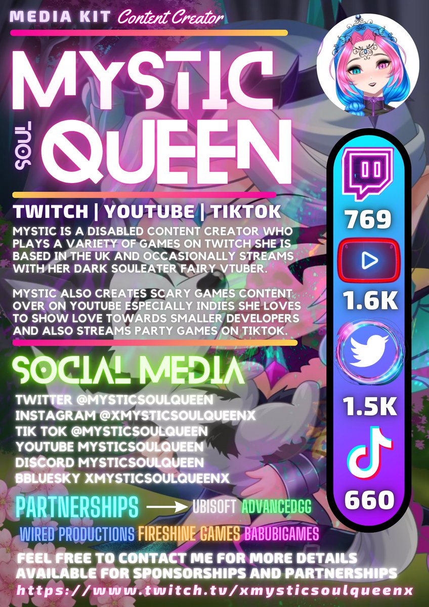 MysticSoulQueen's tweet photo. 🎊🎉JOURNEY TO PARTNER🎊🎉
👉🏻HERE'S MY GOALS TO START👈🏻
👑 AVERAGE 10-15 VIEWERS
🥀 HIT 35 SUBSCRIBERS
👑 REACH 900 FOLLOWERS
🥀 COLLAB WITH FRIENDS
👑 MONTHLY COMMUNITY NIGHTS
🥀 TEAM MYSTICALS EVENTS
👑 BUILD MY BEAUTIFUL COMMUNITY
#TeamSmarties #vtuber #RisingVtuber https://t.co/4sYcHXyfeP