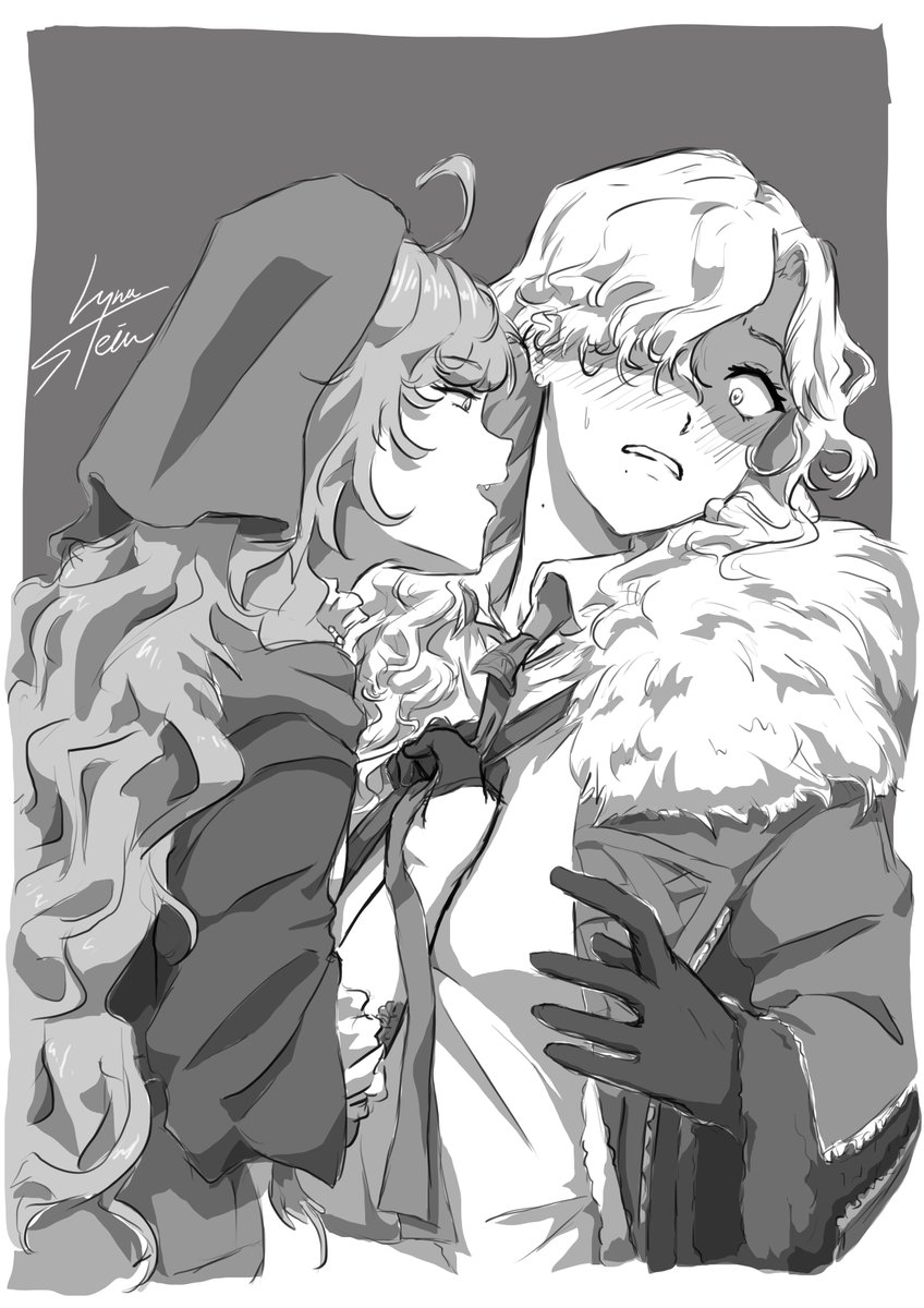 LynaStein's tweet photo. First drawing of Vilasong by having a small break from the drafting of 2.2 fanwork. I honestly enjoy it lol especially Windsong haha
#Reverse1999 #Windsong #Vila #Vilasong #Winla https://t.co/E7XHPf8ifC