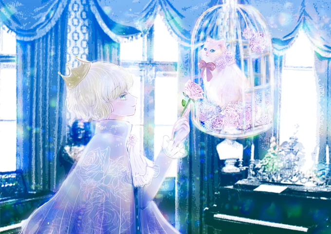 #ファンタジー絵師が集まるタグ素敵なタグ参加させていただきますデジタルメインでキラキラした作品を目指して描いています。 