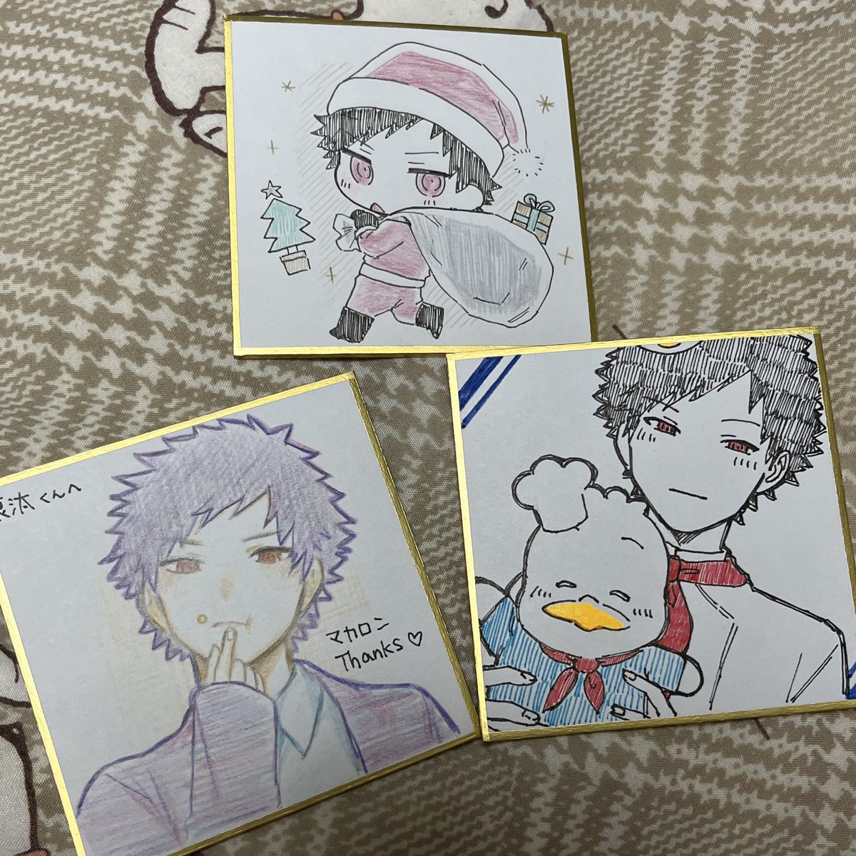 ねんねんによる過去の『俺のための風間蒼也色紙コレクション』 