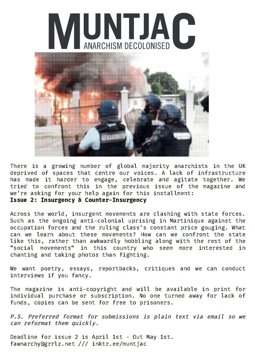 Muntjac: Anarchism Decolonised tweet media