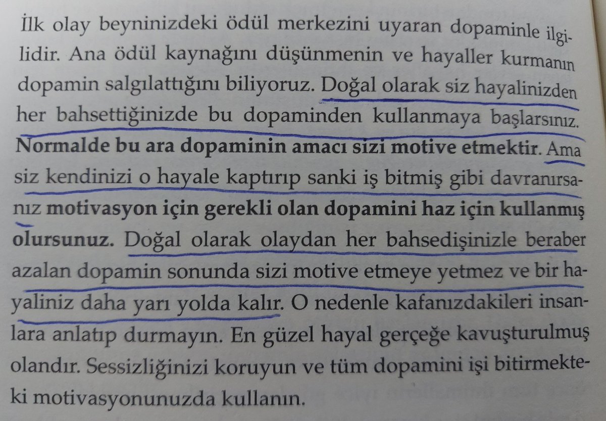 furkangulsenn's tweet photo. Koyduğum hedefi veya başladığım bir projeyi bitirmeden önce etrafıma söylediğimde, motivasyonumun sıfırlanıp yarıda bıraktığım çok oldu. Bunun birçok nedeni vardır elbet, ama en çok etkileyenlerin başında yine tanıdık bir isim var 👇 https://t.co/wY7ycNzTza