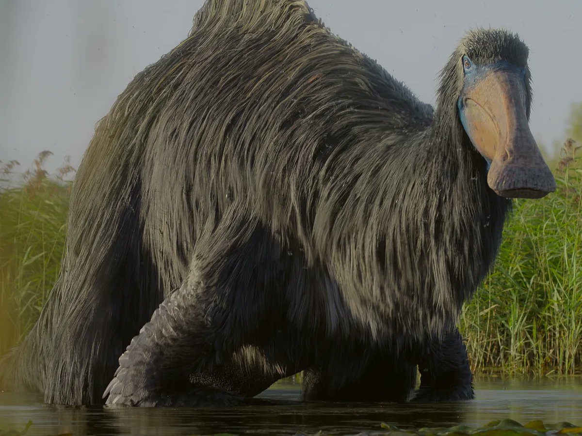 Krusty935's tweet photo. I think accurate dinosaurs will always be infinitely more interesting and cooler to me, as we get closer to showing 100% what they looked like

Because it's a case of "oh shit...wait that ACTUALLY existed on this planet at one point and it looked like THAT https://t.co/xD3sIST7IL