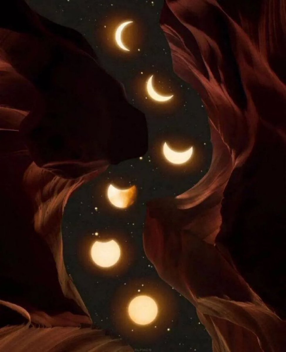 M1ONLOVER's tweet photo. Phases of the Moon https://t.co/drNtAkLGvF