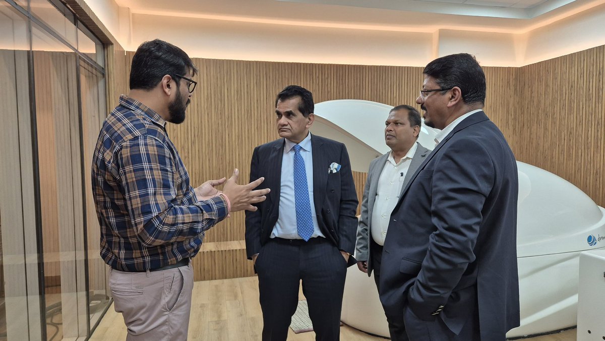 amitabhk87's tweet photo. During my visit to Odisha, I had the pleasure of exploring the impressive Kalinga Sports Complex and its world-class infrastructure. The highlight was experiencing the @Abhinav_Bindra High Performance Sports Centre—truly one-of-a-kind and fully equipped to nurture top-tier athletes. @CMO_Odisha